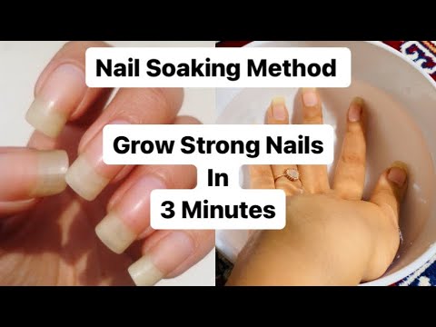 Grow Long Nails in 3 Minutes with Soaking Method | Beauty’s Crown #longnails #manicure #beauty