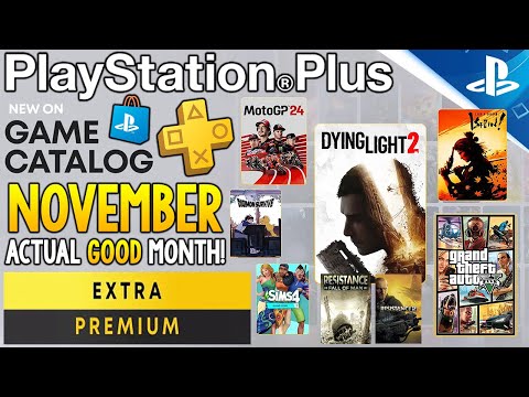 NEW PS Plus November UPDATE - An ACTUAL GOOD Month for Plus Extra/Premium!