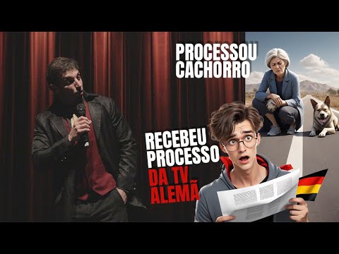 Léo Lins - invadiu a TV alemã e transmitiu…