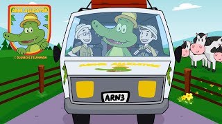 Arne Alligator & Djungeltrumman  Vi åker till landet