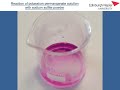 Chemical Reactions with Potassium Permanganate