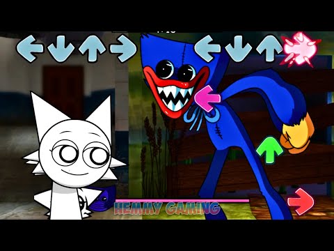 FNF Sprunki All Phases vs Poppy Playtime 3 Sings Friends To Your End | Incredibox Sprunki FNF Mods