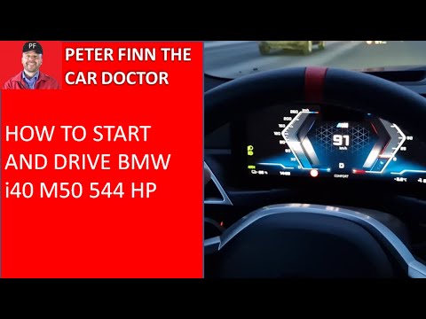 How to Start and Drive with BMW i4 M50 544 HP. Years 2022 to 2025