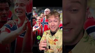 Erling Haaland a Nórsko posielajú Brazíliu domov! 🤯 #haaland #vinicius #futbal #fyp #slovakia