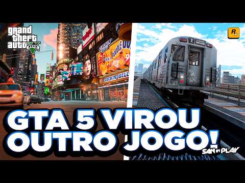 Esse MOD adicionou LIBERTY CITY COMPLETA no GTA V! - Npcs, Interiores e Muito Mais... (Veja)