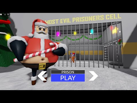 NEW UPDATE SANTA BARRY'S PRISON RUN! (Obby) #roblox #scaryobby