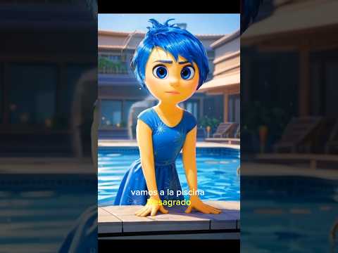 Alegría y Desagrado van a la Piscina #intensamente2 #intensamente #insideout2 #insideout2 #shorts