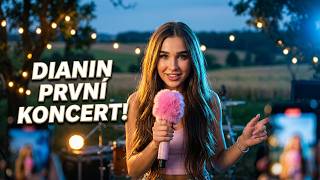 Dianin první koncert na venkově pro přátele! 🥰 Vtipné dobrodružství Diany a spolužáků