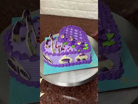 নাও পারপেল কেক🙂🙏 #viral #cake #shorts