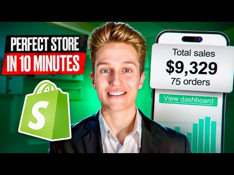 How To Build A SHOPIFY Store In 10 Minutes (Step By Step Guide)