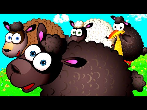 Baa Baa Oveja Negra | Canciones divertidas para niños 🐱🐨🐰🦁 por Zorro y Pollo Español