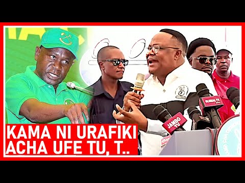 TUNDU LISSU AMVAA VIKALI MSIGWA, KAMA NI URAFIKI ACHA UFE, NAJUA KUNA VITU V..