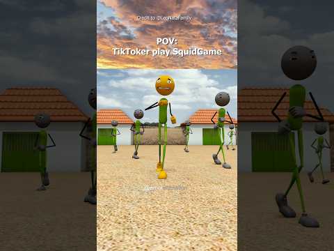 Tiktoker playing Squid Game 🫣😂🕺 (Animation Meme) #memeanimation #emotanimation #emot
