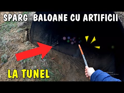 Artificii vs BALOANE LA TUNEL 🤣 M-am speriat foarte tare de vulpe 🦊