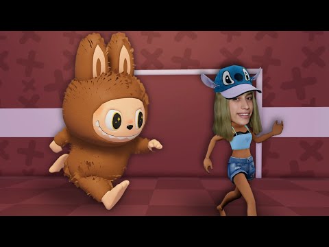 TENTEI ESCAPAR DO LABUBU MARROM GIGANTE NO Roblox
