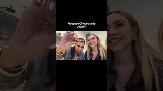 Probando chocolate de dubai 🍫