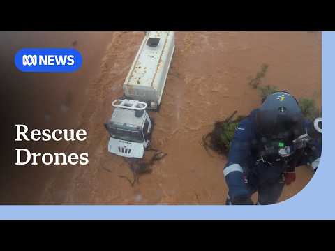 YouTube video thumbnail: SASES Trial Drones to Assist Stranded Motorists in Flood Emergencies