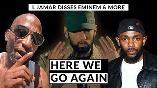 😂 L Jamar’s Eminem Obsession Continues “He Looked Like A White Woman”, Kendrick Em Doechii VMAs Noms