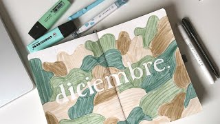 bullet journal diciembre 2023 🎄