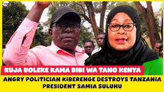 DRAMA‼️POLITICIAN KIBERENGE OFFERS A HUSBAND TO MARRY TANZANIA PRESIDENT SAMIA FOR CHASING KENYANS 