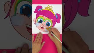 Get Ready with Little Angel! 💄 DIY Craft and Art with Princess Jill #shorts
