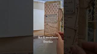 Junk journal freebie
