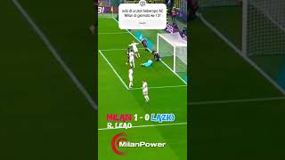 Hasil pertandingan AC Milan di giornata ke 13 melawan Lazio #acmilan #sepakbola #soccer