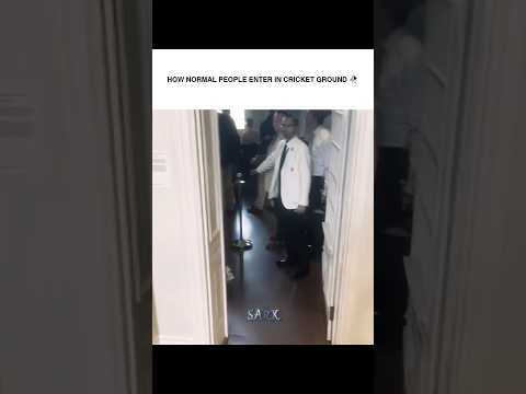 How the 🐂 enters in Cricket Ground