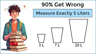 Can You Solve The 3 Bucket Problem?
