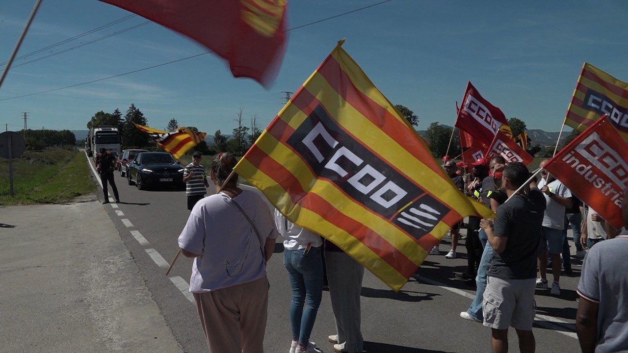 CCOO convoca una concentració davant l'empresa IQAP Masterbatch Group contra la repressió sindical