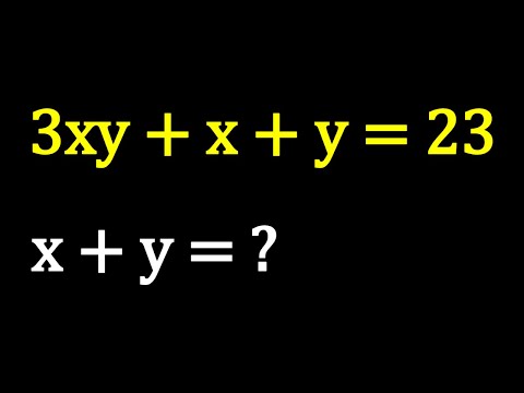 Can You Crack 3xy + x + y = 23?