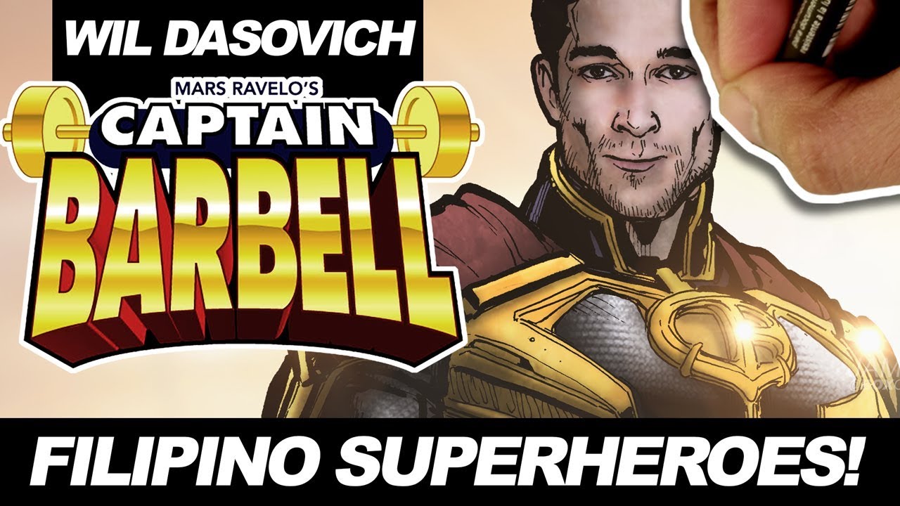 Redesigning classic filipino superheroes! Ft wil dasovich as captain barbell!