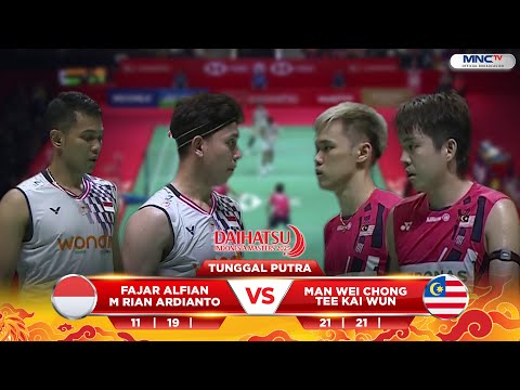 INA (0) Vs MYS (2) - Ganda Putra : ALFIAN & ARDIANTO Vs MAN & TEE | DAIHATSU INDONESIA MASTERS 2025