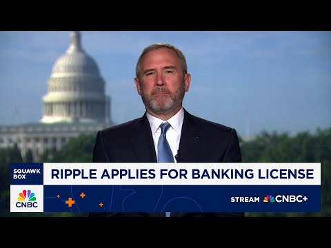 YouTube video thumbnail: CZ Ripple CEO on Partnership With BNY to Serve as Custodian of Stablecoin 