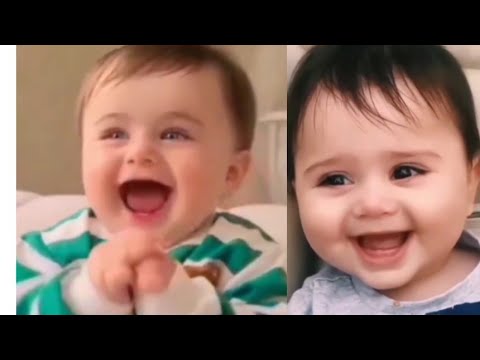 Cutest Baby Laughs and Reactions || Cute and Funny baby videos 😊💕