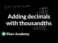 Decimal Addition Concepts and Techniques