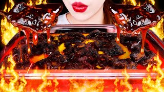 ASMR *LAVA* HOW TO MAKE LAVA RECIPE EATING SOUNDS MUKBANG 용암 만들기 레시피 먹방 咀嚼音