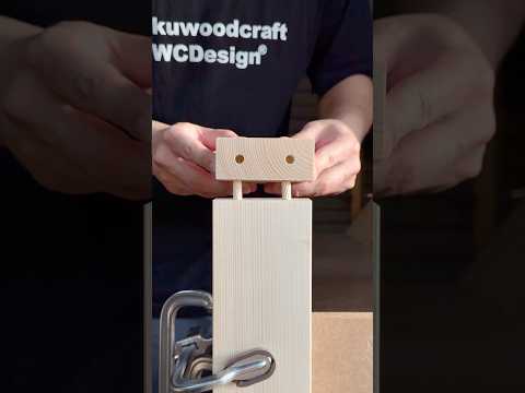 Perfect Dowel Joinery with a New Nail Jig #shorts #woodworking #diy