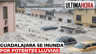 Impactante inundación paraliza la ciudad de Guadalajara en México