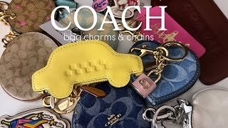 My COACH collection || bag charms & chains series 3  #coach #bagcollection #bagcharm 