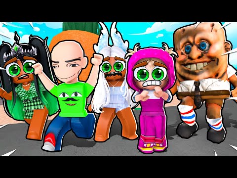 ESCAPE CREEPBOB SPONGEBOB OBBY  W/ BOBBY, MASH, THE CRYSTALLINE GAMERZ | Roblox
