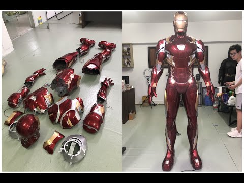 We made an iron man mk46 statue and spent 2.5 hours assembling it.