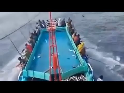 The Most Advance  Net Fishing Machine On The Deep Sea
