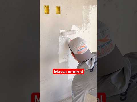 Como aplicar massa mineral massalit, š± #dicas #obra #construção #pedriero #casa