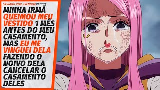 Minha irmã queimou meu vestido um mês antes do meu casamento para cancelá-lo