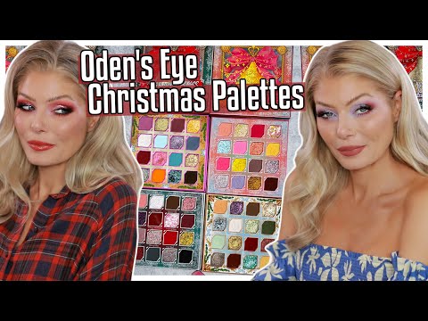 REVEAL of the NEW Oden's Eye Christmas Palettes 🎄🎅☃️