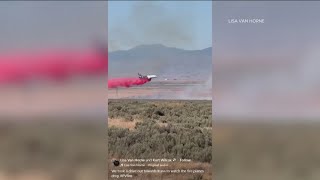 YouTube video thumbnail: PV Fire Burns Around 700 Acres South of Kuna, no Structures Threatened