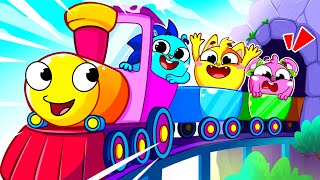 Choo Choo Train Adventure 🚂 Friends on the way! 🐱 Kids Songs by Muffin Socks