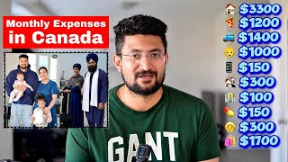 Our Family Monthly Expenses in Canada | Cost of Living in Canada
