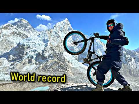 ✅FINAL⚡️WORLD RECORD⚡️Conquering Everest⚡️What Electric FatBike is capable of in the MOUNTAINS Part6